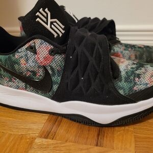 Women's Floral Black Kyrie Nike Basketball Shoes